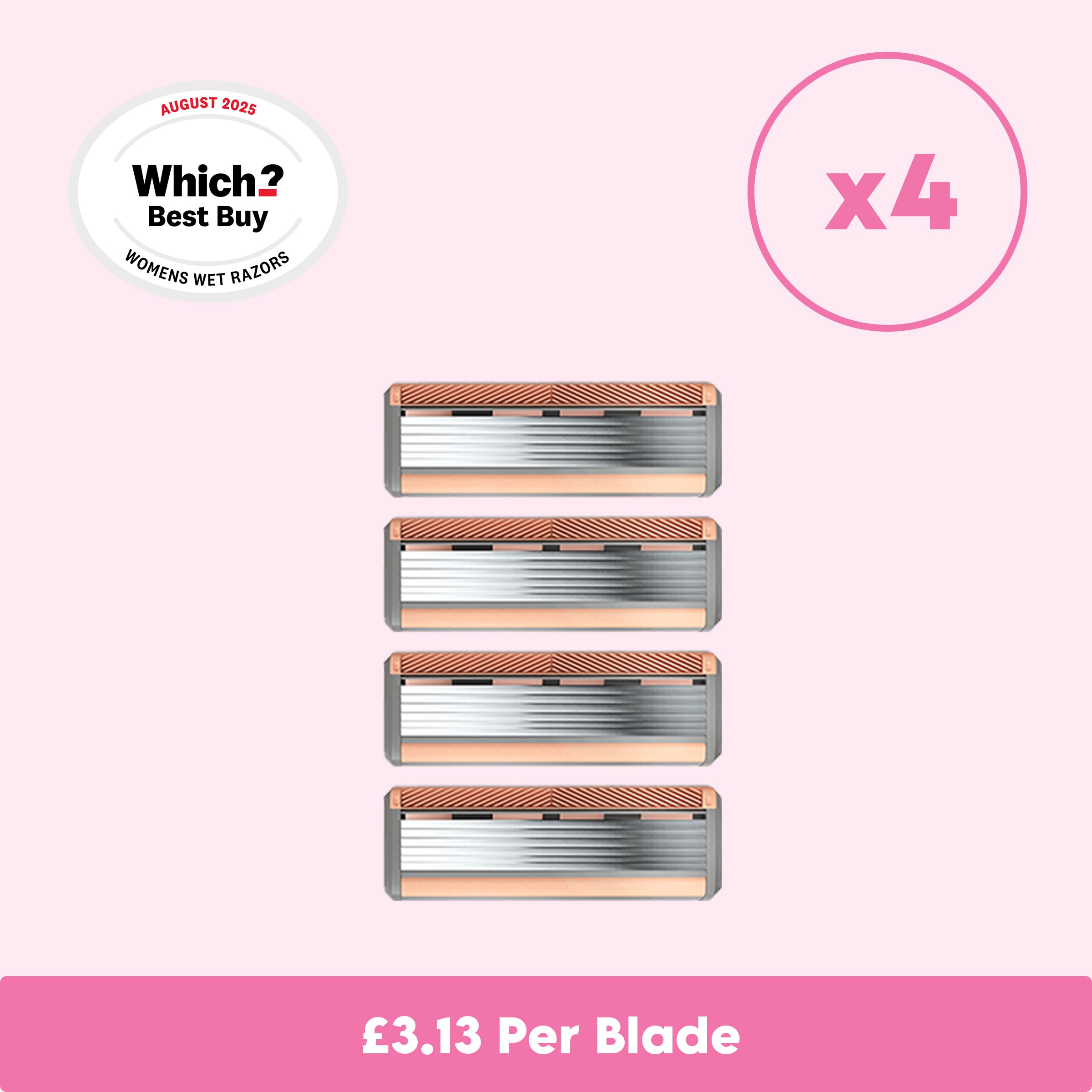 4 Premium SmoothGlide Blades