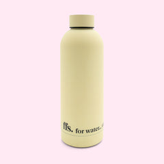 Sustainable Stainless Steel Water Bottle - Beige
