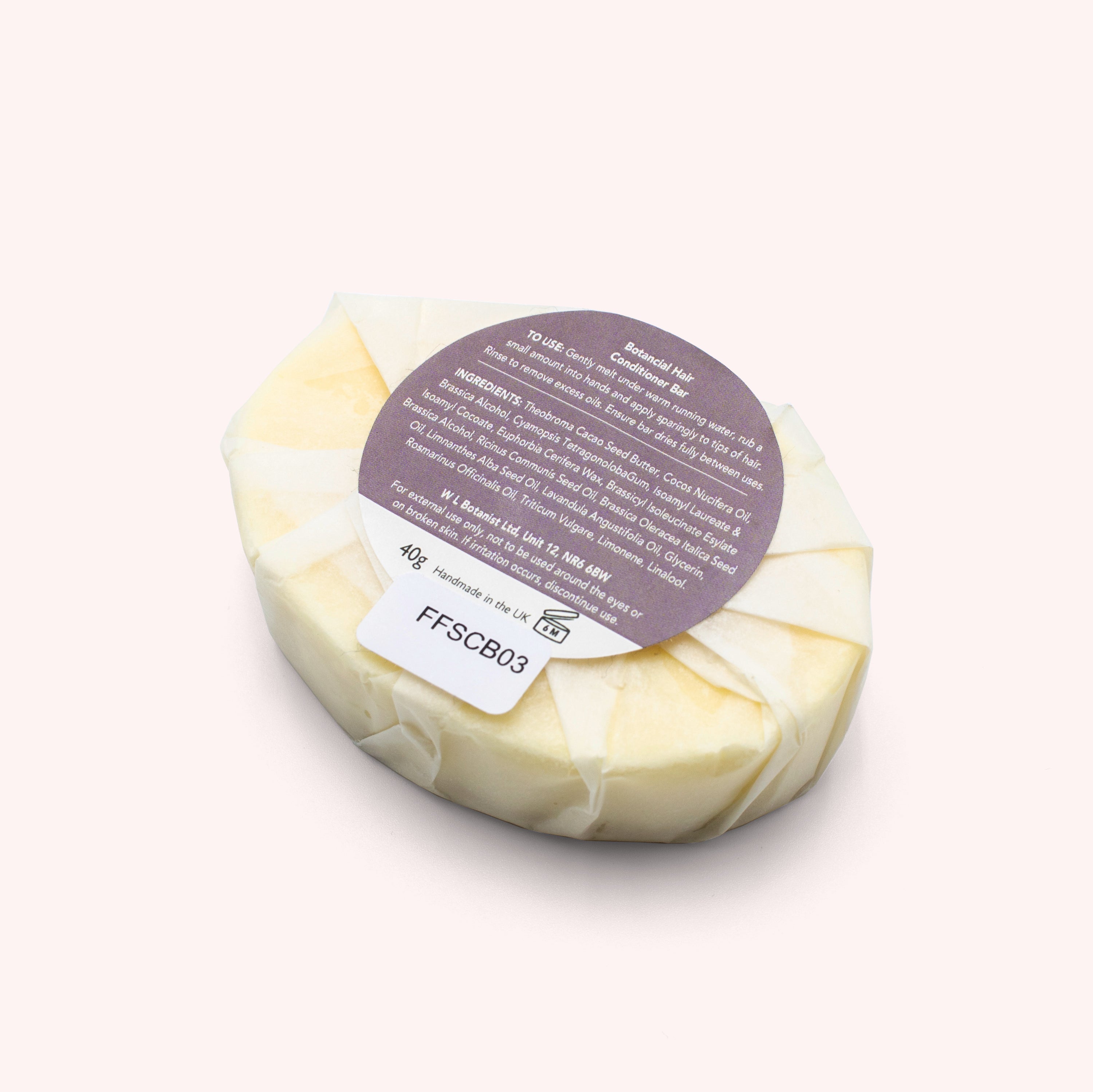 Silky Smooth Natural Conditioning Bar With Coconut Oil