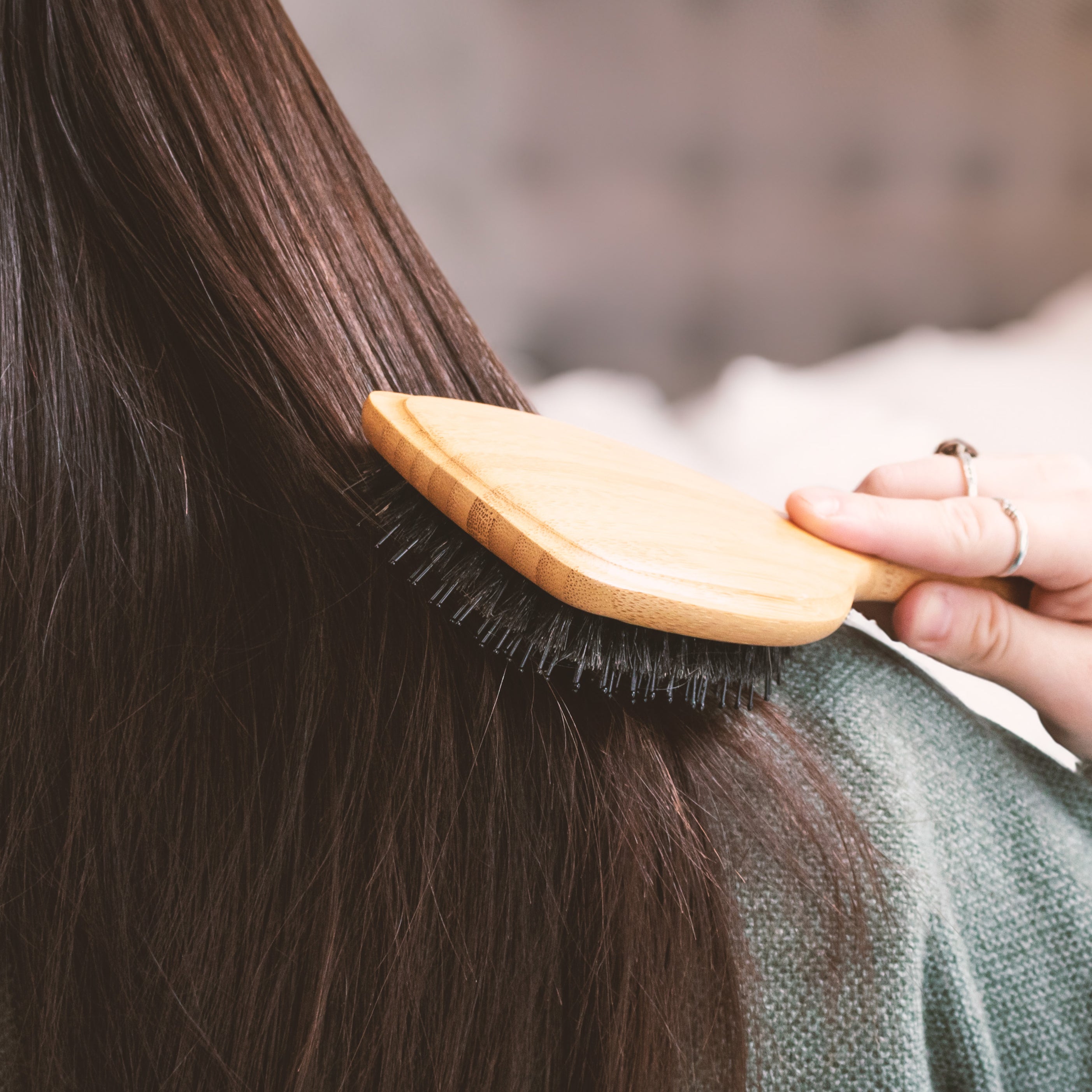 FSC-Certified Bamboo Detangling Paddle Hair Brush