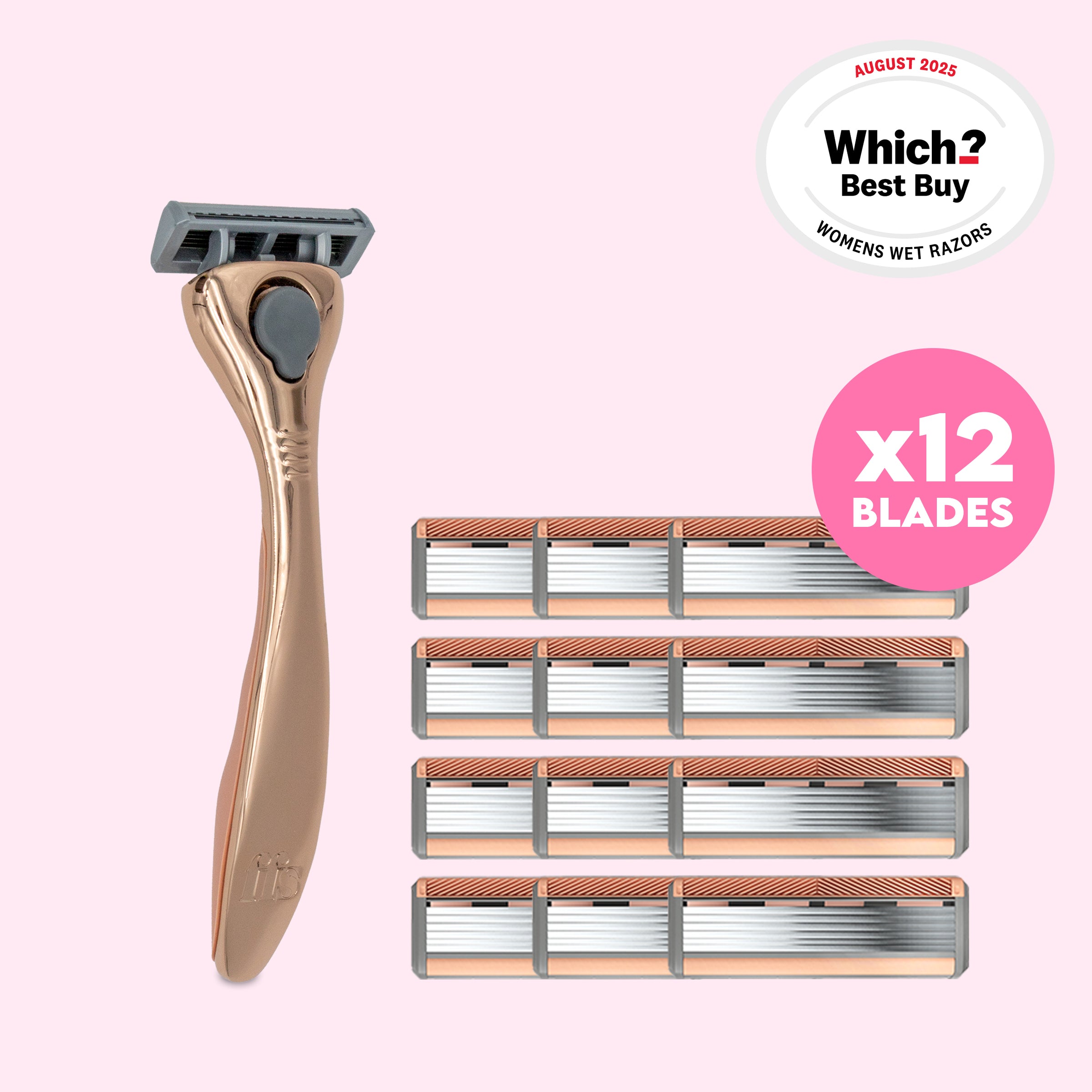 Blades + Rose Handle Bundle