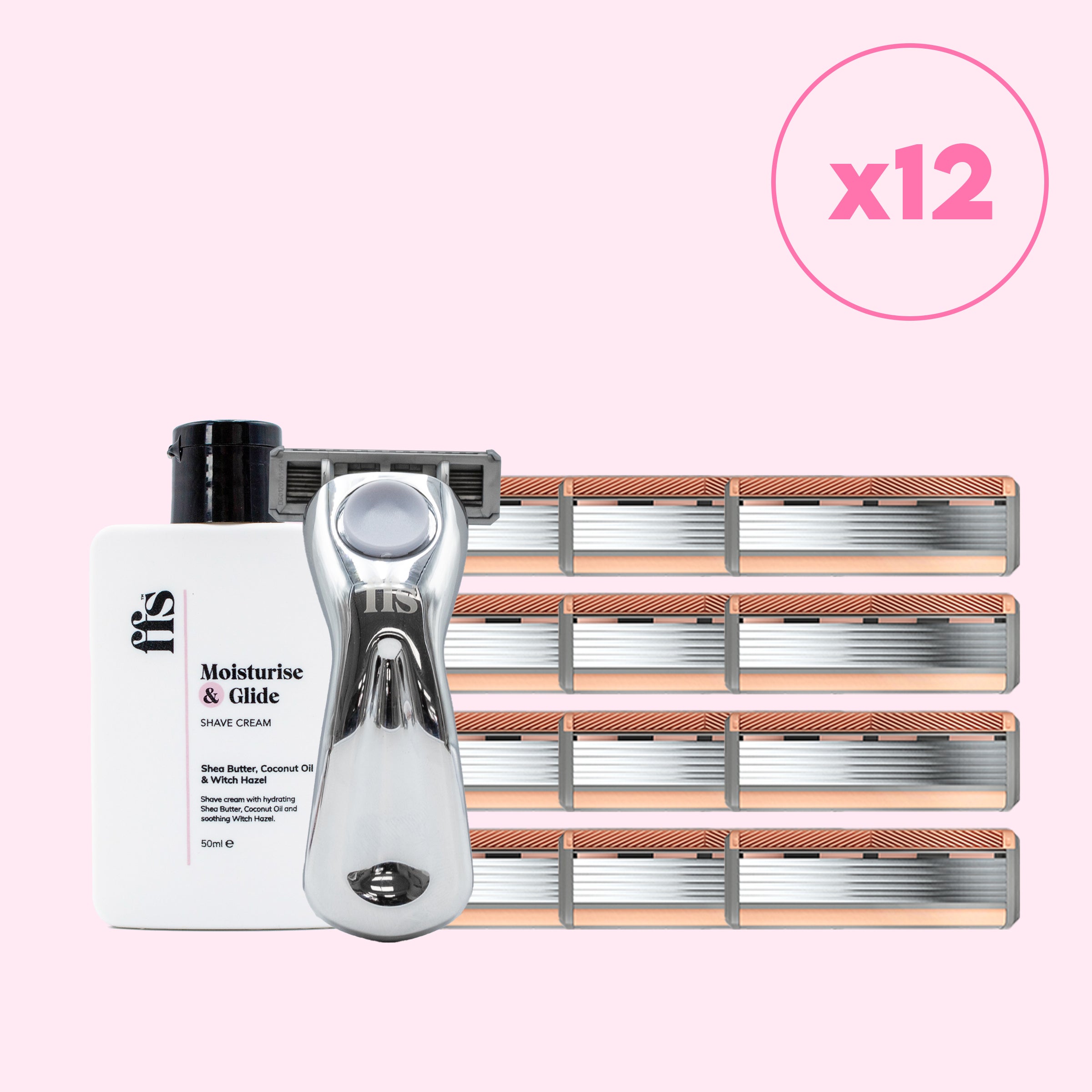 12 Refill Blade Pack Travel Bundle