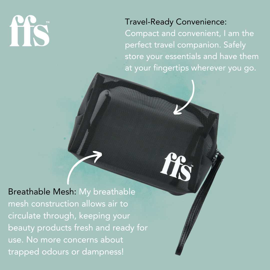 Breathable Mesh Cosmetic Bag (Trial Offer)