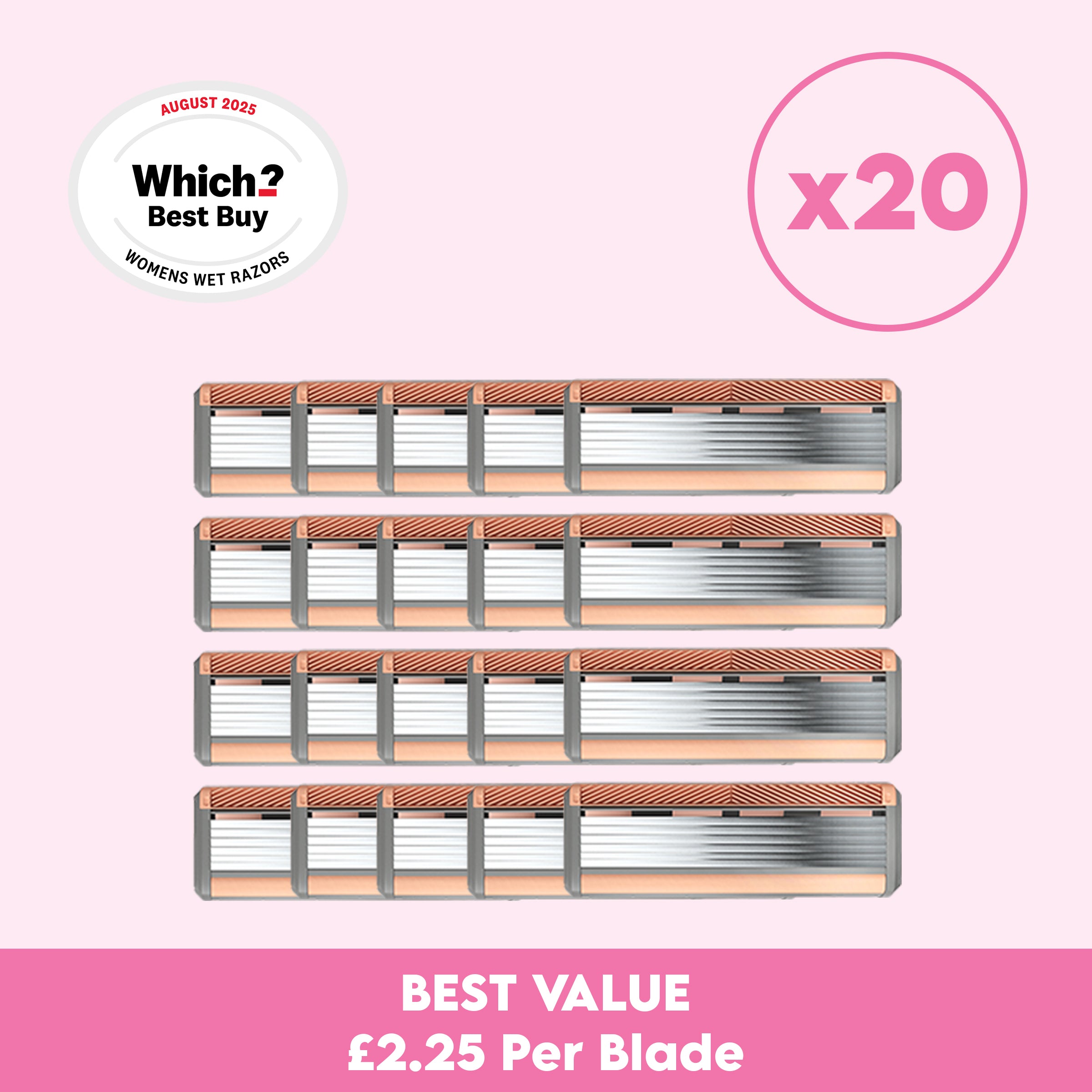 Premium SmoothGlide Refill Blades