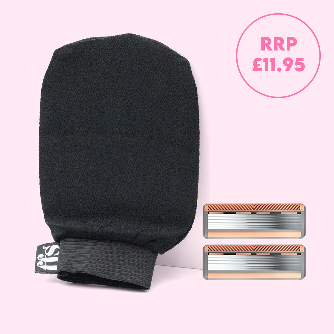 2 x Blades & Exfoliating Mitt