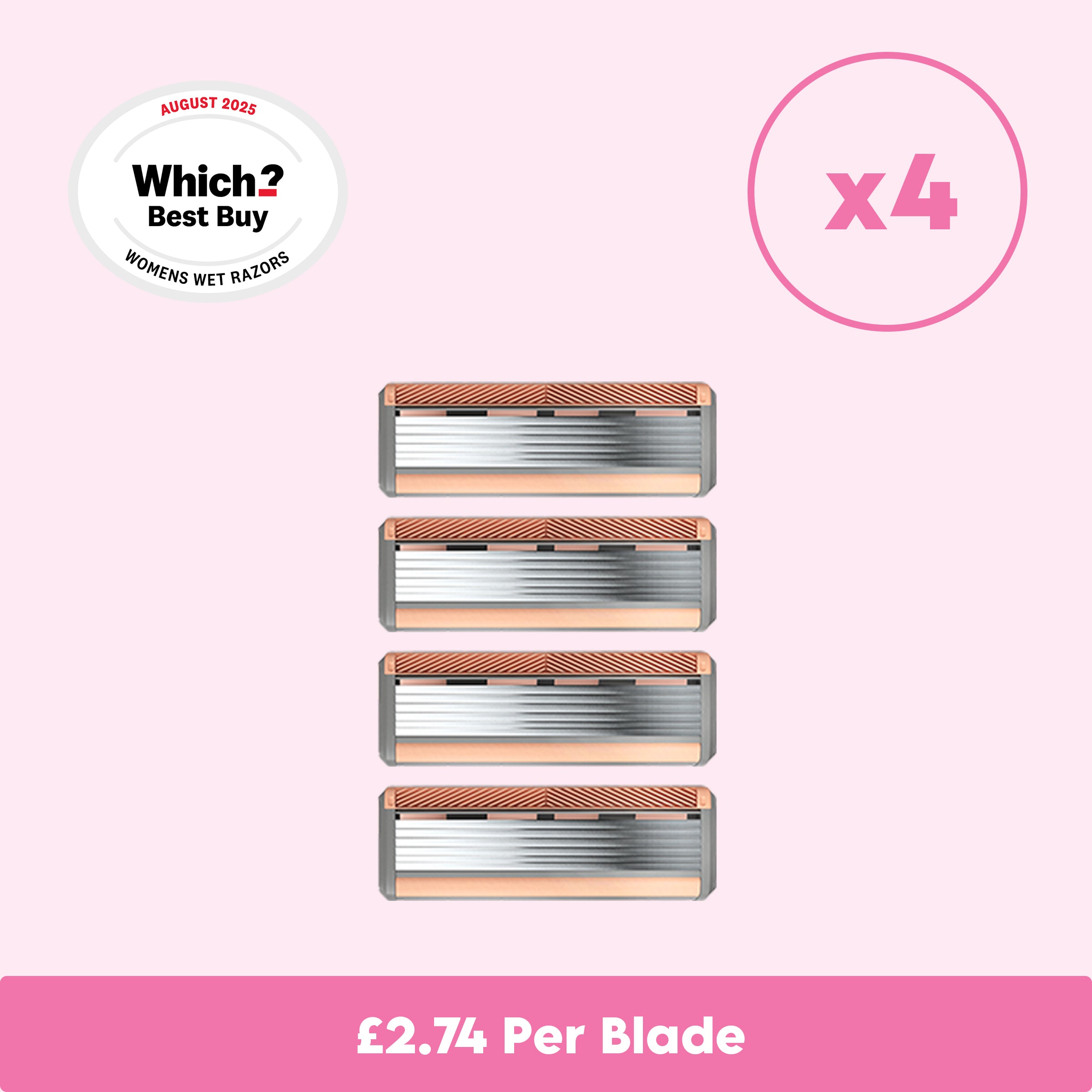 4 Premium SmoothGlide Blades