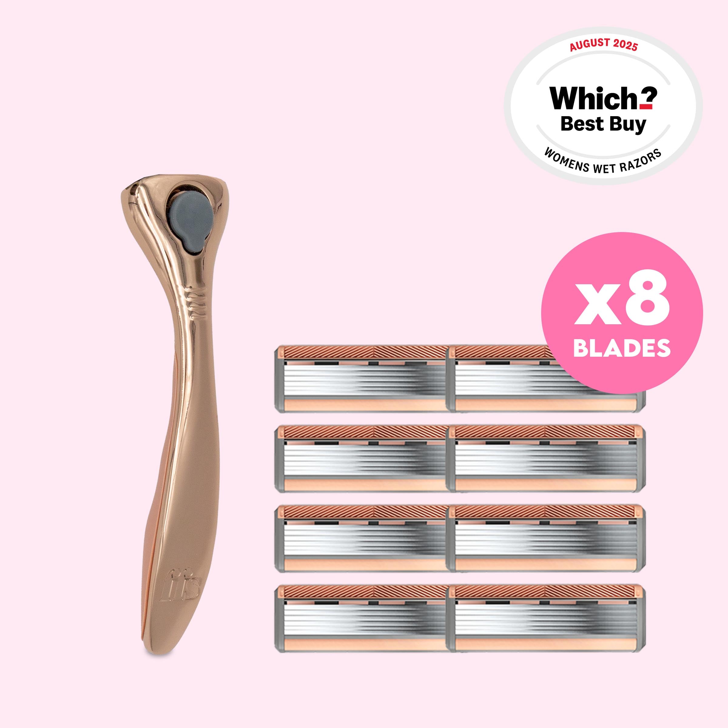 Blades + Rose Handle Bundle