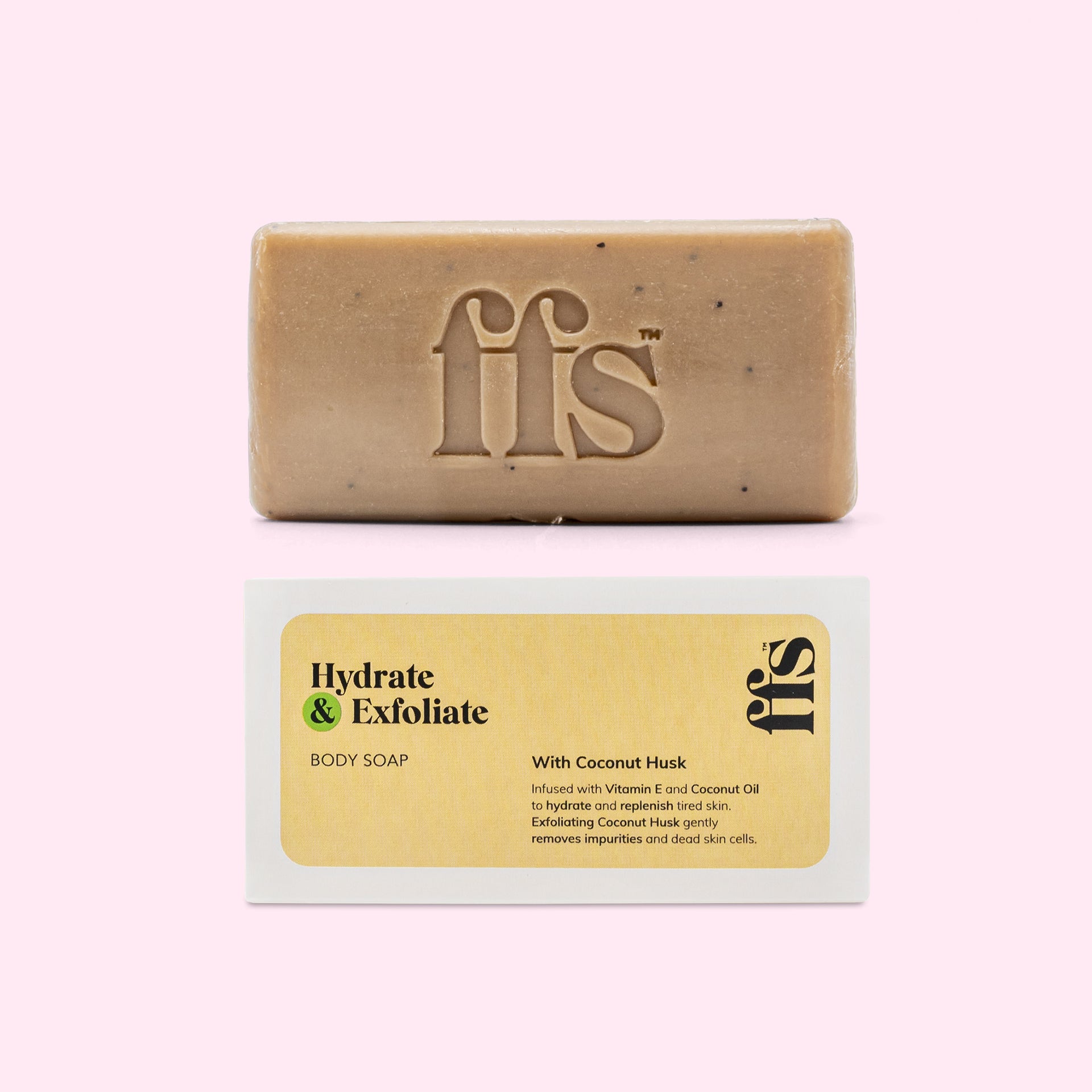 Hydrate & Exfoliate Body Soap Coconut Husk