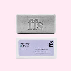 Age-Defy & Purify: Facial Bar with Clarifying Charcoal - 60g