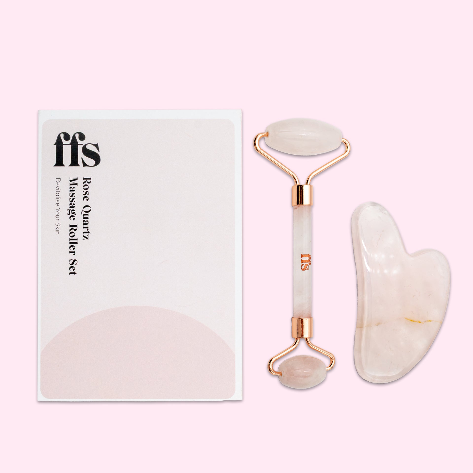 Gua Sha & Massage Roller Set