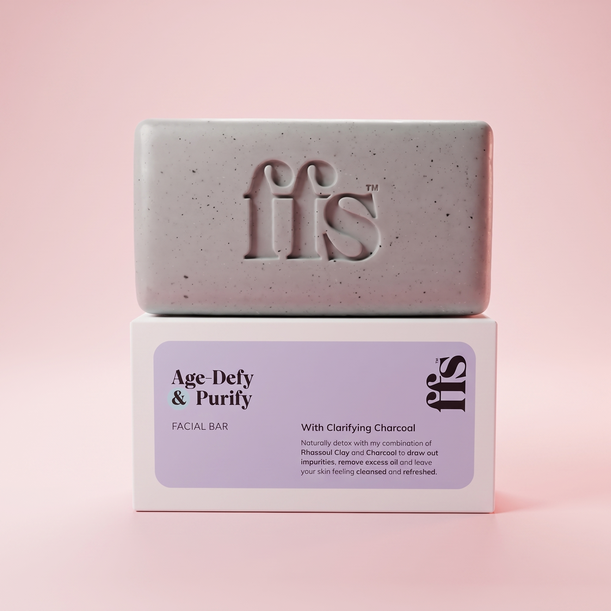 Age-Defy & Purify: Facial Bar with Clarifying Charcoal