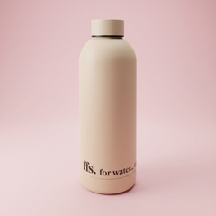 Sustainable Stainless Steel Water Bottle - Beige