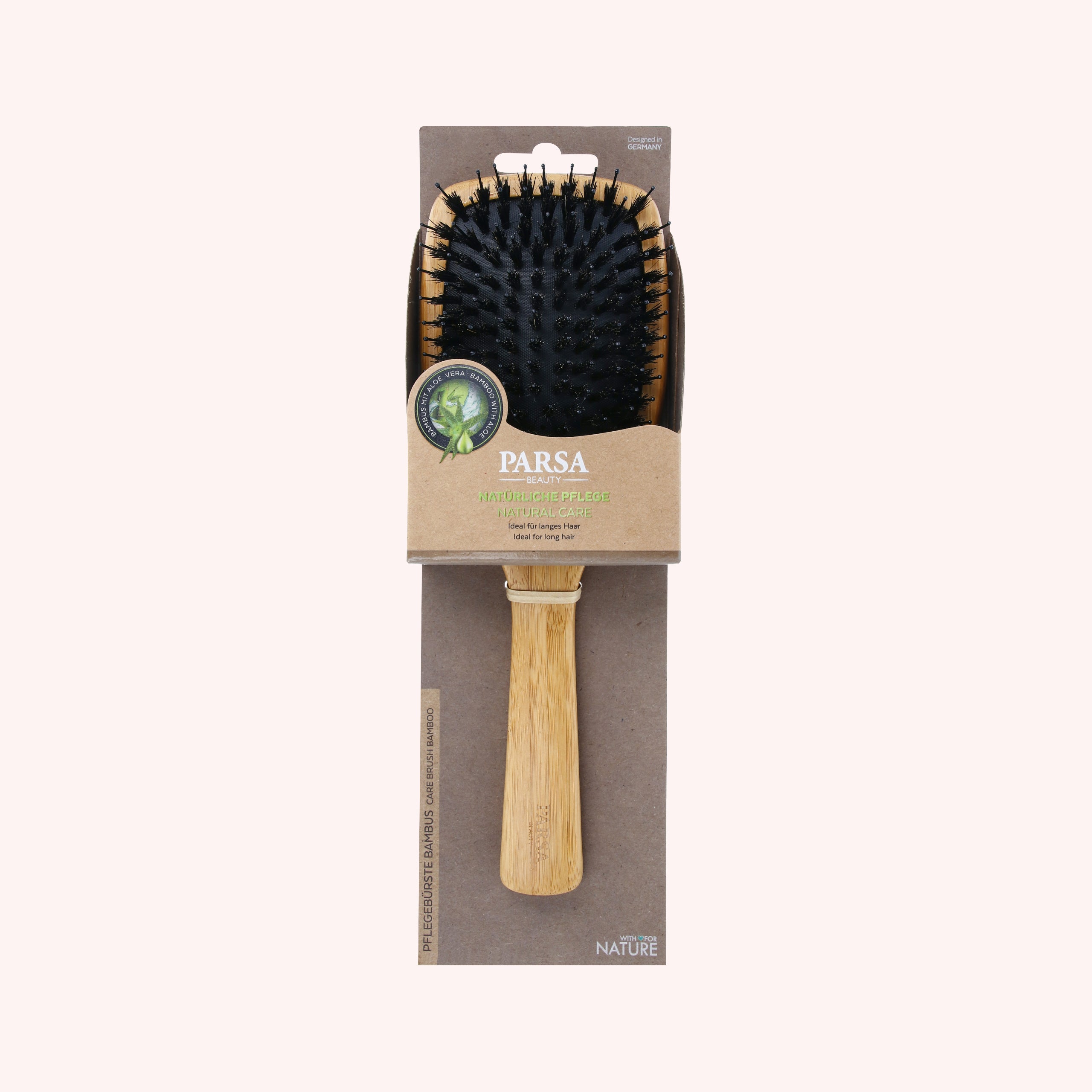 FSC-Certified Bamboo Detangling Paddle Hair Brush