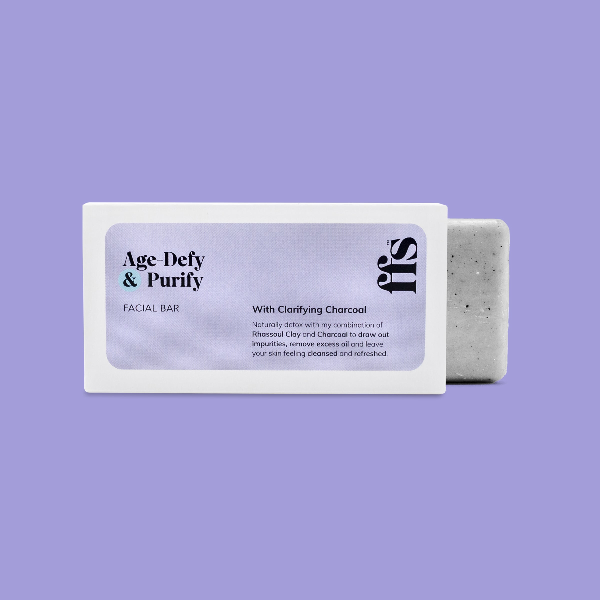 Age-Defy & Purify: Facial Bar with Clarifying Charcoal