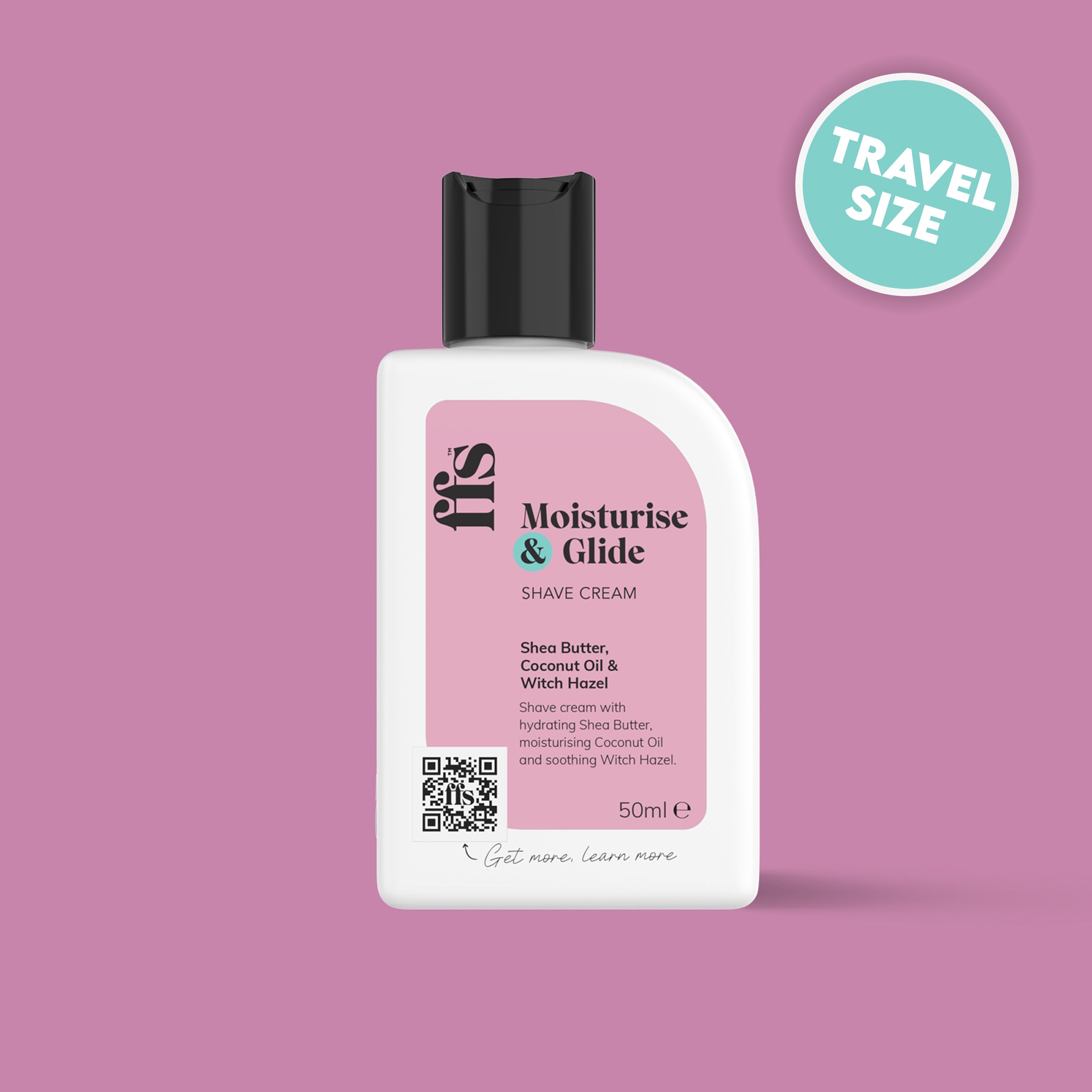 Moisturise & Glide: Shave Cream - Travel Size