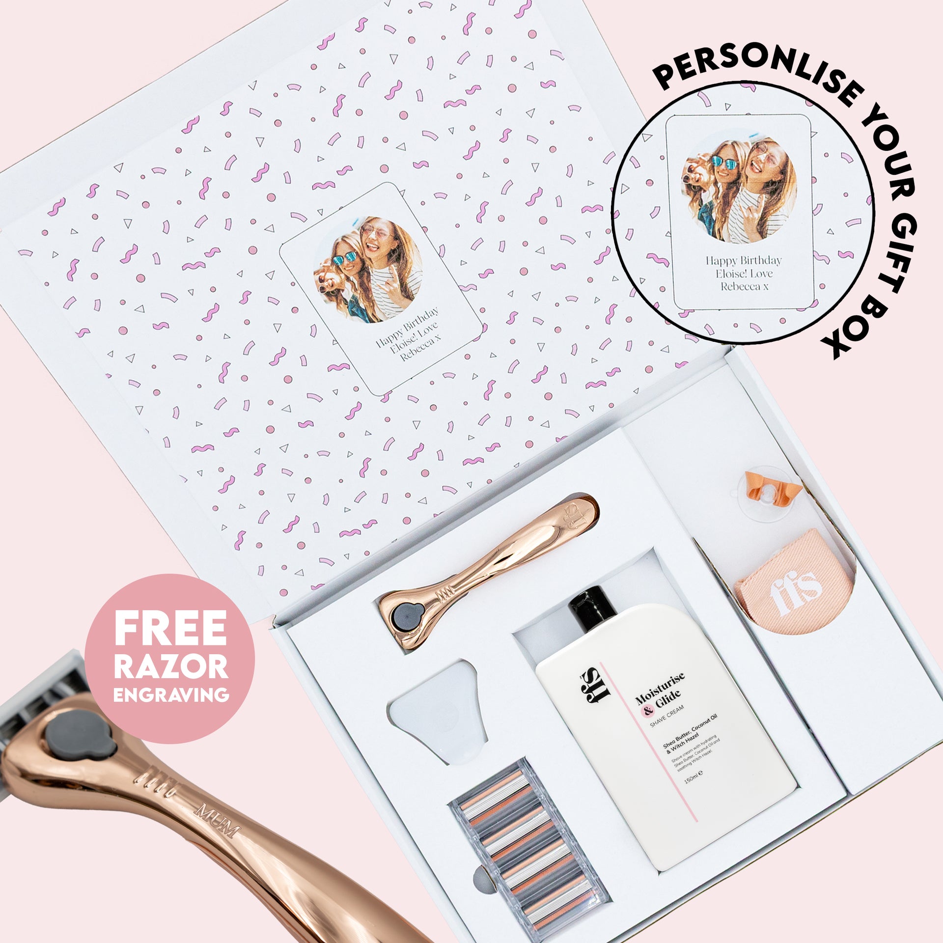 Personalised Premium Essentials Shaving Gift Set